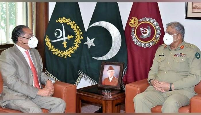 Pakistan’s ambassador to UN Munir Akram calls on COAS