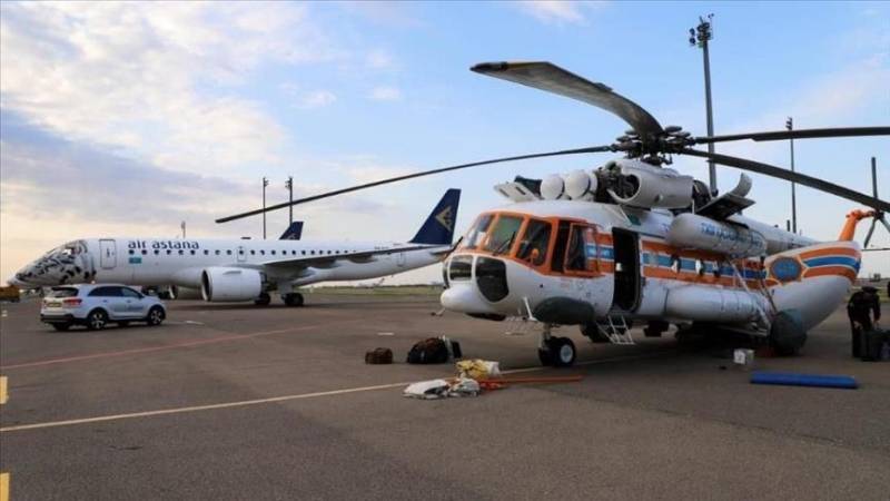 Kazakhstan sends 2 helicopters to help Turkey contain wildfires