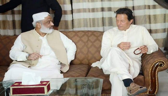 SAPM Arbab Ghulam Rahim calls on PM Imran Khan in Islamabad