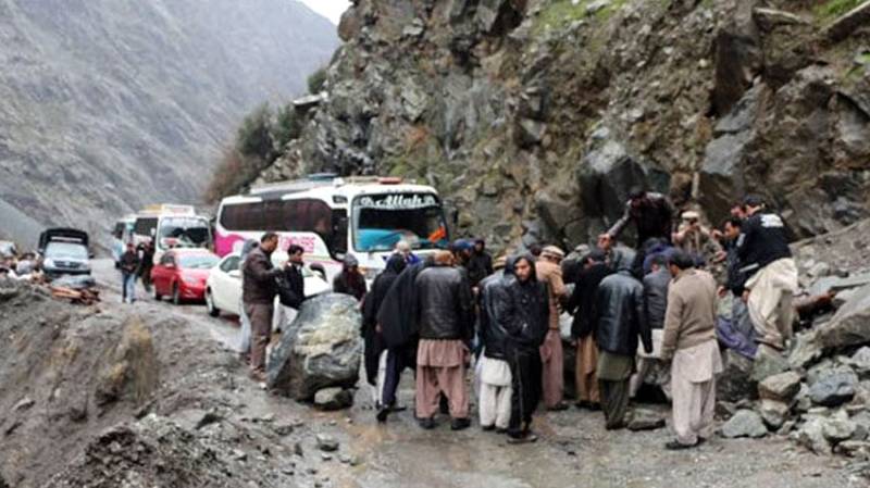 Restoration work of Naran-Babusar road underway