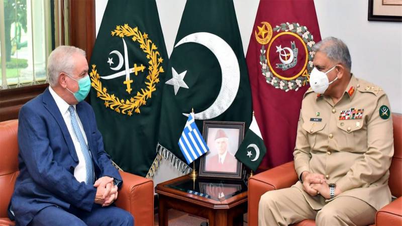 Greek envoy calls on COAS Gen Bajwa