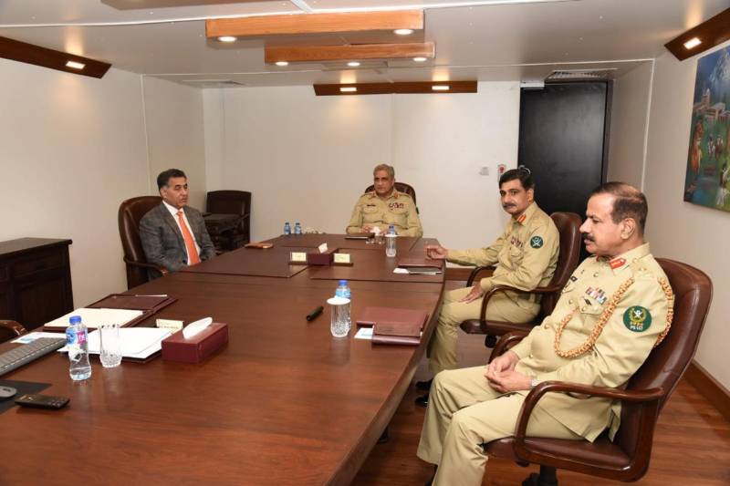 COAS briefed on internal security, Afghanistan: ISPR