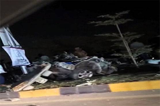 Three killed in road mishap in Islamabad