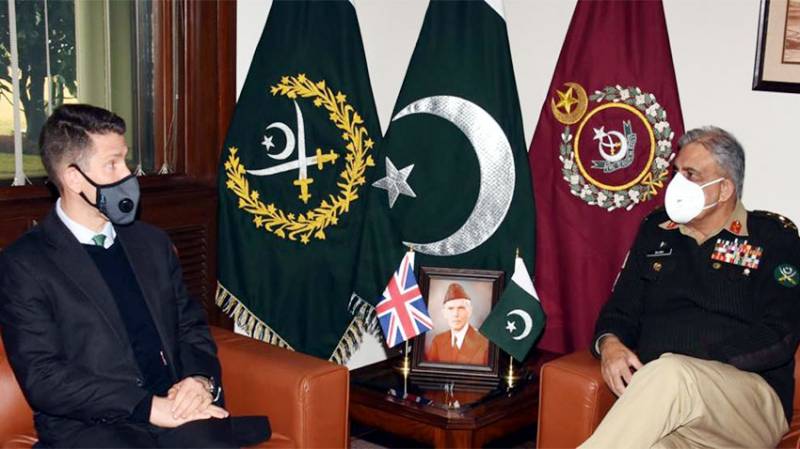 British High Commissioner Christian Turner calls on COAS Bajwa