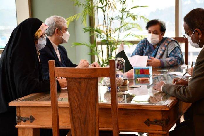 Iranian envoy meets Shireen Mazari