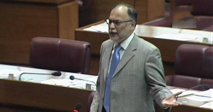 We are forced to listen to every ineligible minister: Ahsan Iqbal