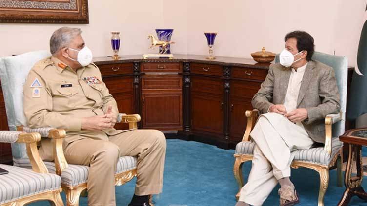 COAS calls on PM Imran Khan