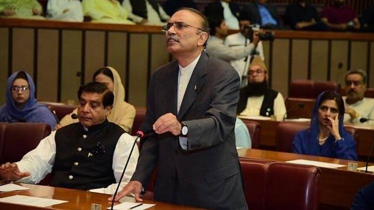 Can talk to everyone except one person, says Asif Zardari