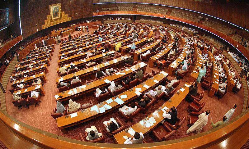 National Assembly chaired by Asad Qaiser for no-confidence motion against the PM