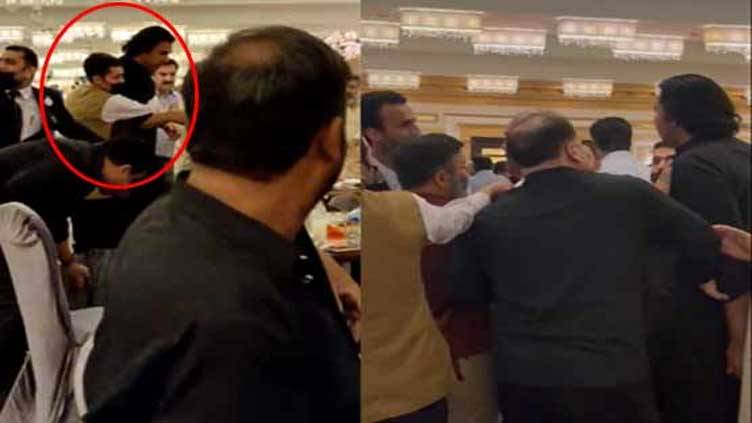 Mustafa Nawaz punches man over shouting at Noor Alam in a private hotel