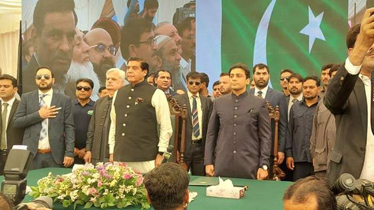 Hamza Shahbaz sworn-in as 21st Chief Minister Punjab