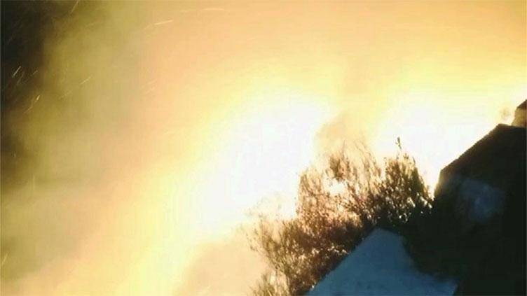 Fire erupts in jungle near Abbottabad