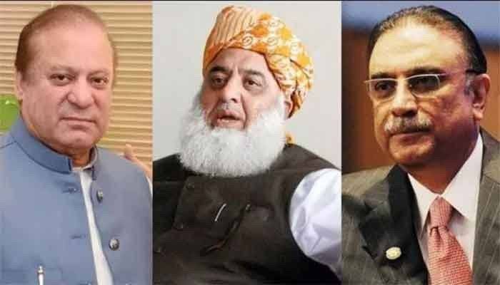 Nawaz, Zardari, Fazl talk strategy after PML-N loses Punjab