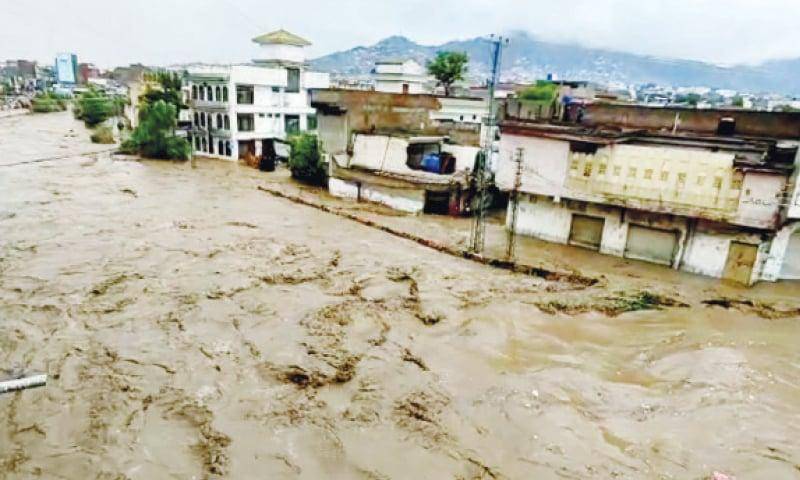 Flash floods wreak havoc in Swat, damage houses, buildings