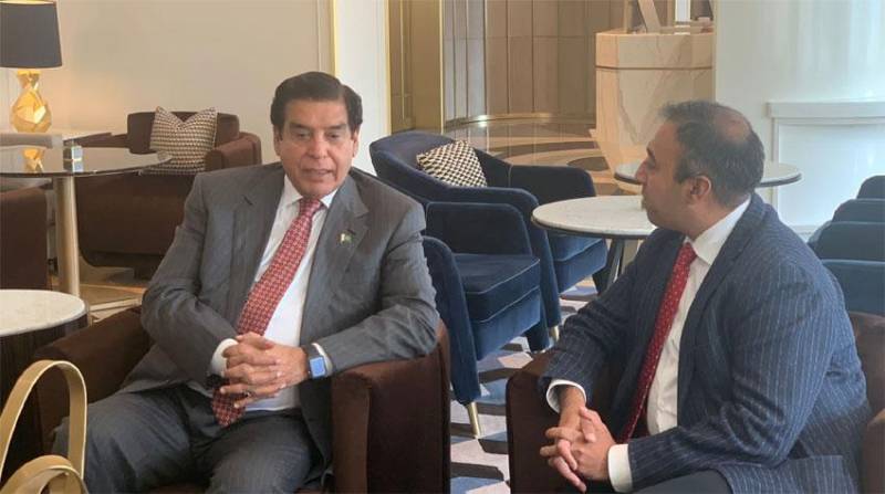 Raja Pervez Ashraf holds meetings with Kaleed Rasheed, Salma Zahid