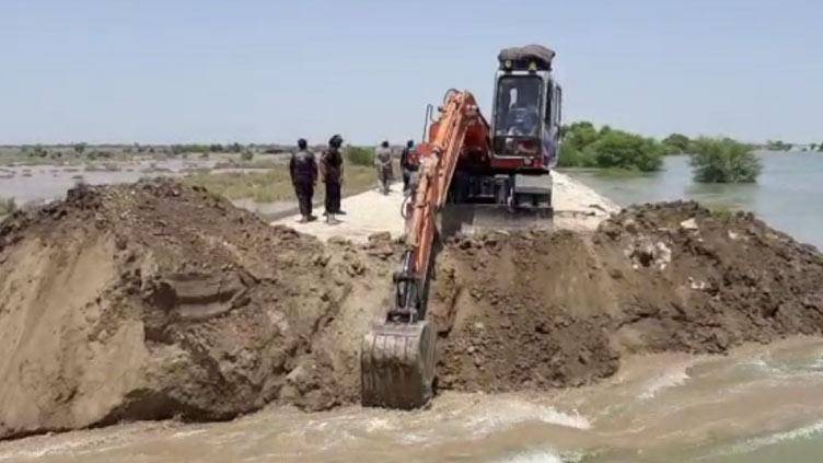 Sindh govt administers cut to Manchar Lake to 'save' Sehwan