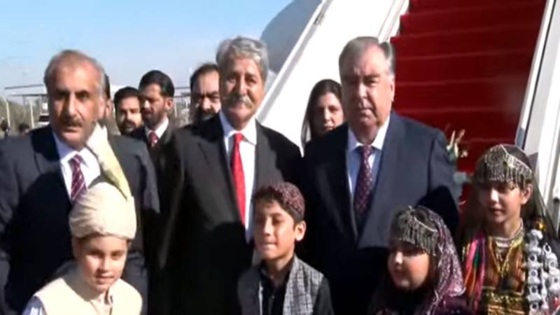 Tajik President arrives in Islamabad on two-day official visit