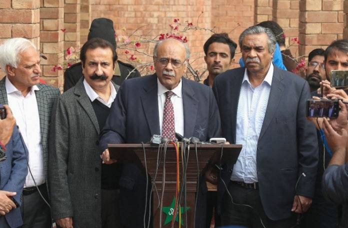 Najam Sethi takes charge as chairman PCB management committee