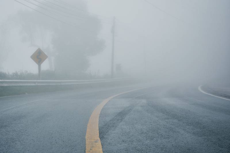 Sections of motorways closed due to dense fog