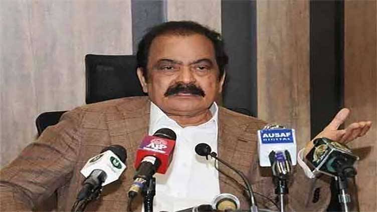 Sanaullah says 'traitor' using Minar-e-Pakistan to perpetuate lies