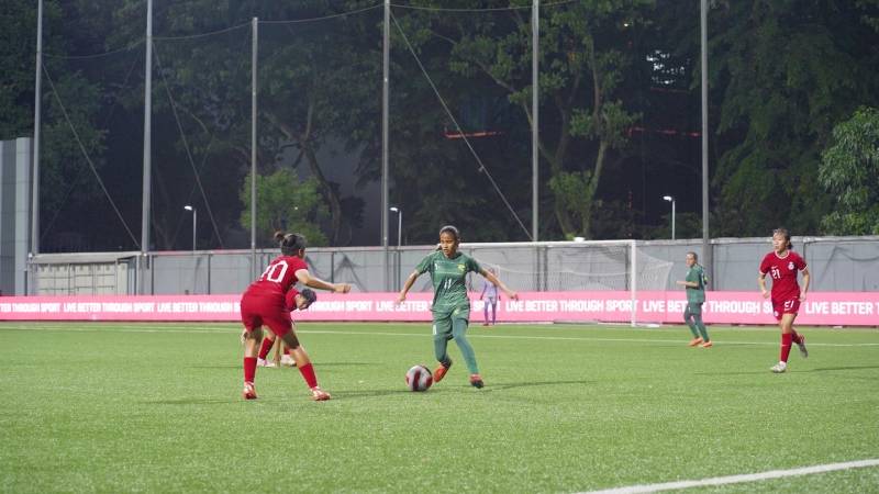 Singapore Women Football team down Pakistan by 1-0 in lone friendly match