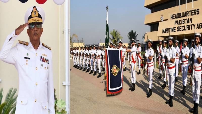 Naval Chief visits headquarters of Pakistan Maritime Security Agency in Karachi