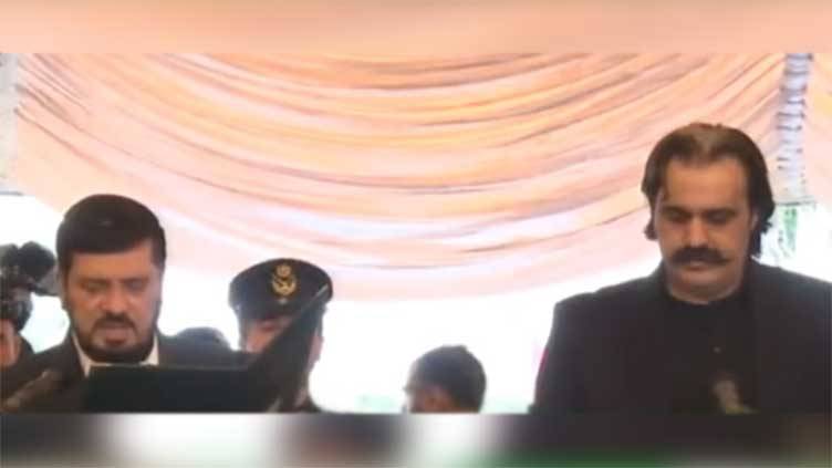 Ali Amin Gandapur sworn in as KP Chief Minister