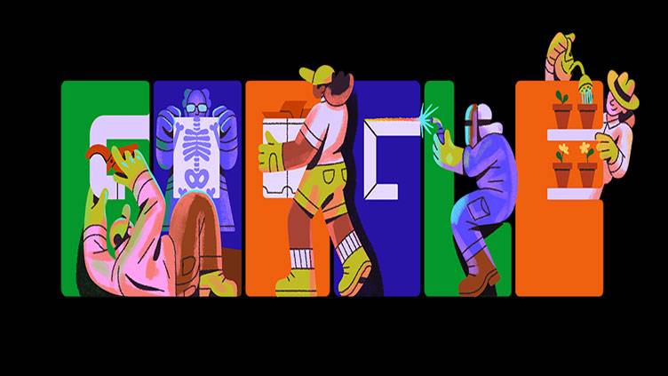 Google marks World Labour Day with special doodle