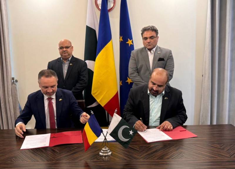 Pakistan, Romania sign agreement to boost bilateral trade relations