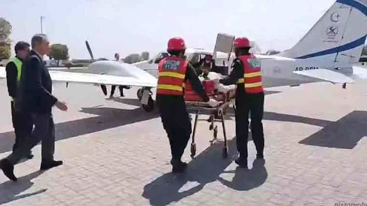 In a first, patient airlifted to hospital as air ambulance starts working in Pakistan