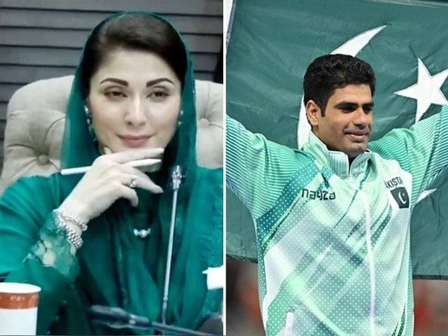 CM Maryam Nawaz rewards Olympian Arshad Nadeem