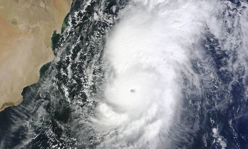 Cyclonic storm ‘Asna’ moves westward in Arabian Sea