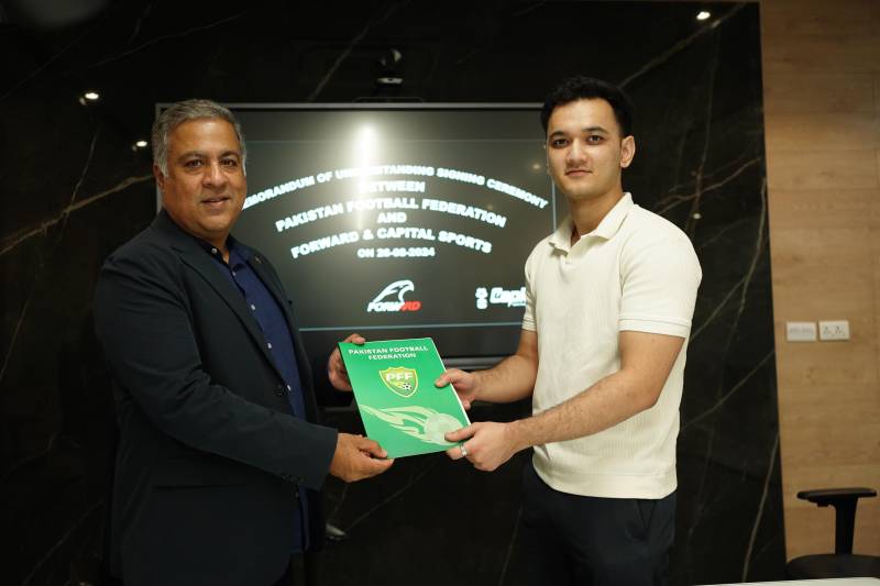 PFF signs MoU with Forward Sports, Capitals Sports to honor Sialkot's football heritage