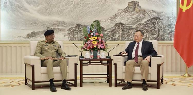 CJCSC General Sahir Shamshad Mirza meets with Chinese military leaders