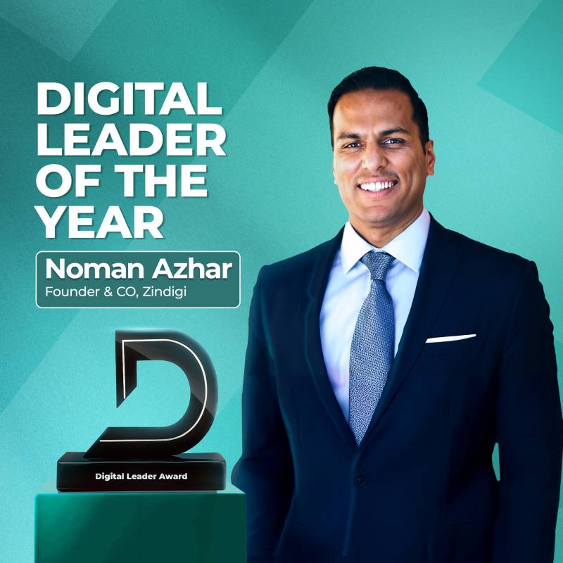 Noman Azhar, Chief Officer Zindigi powered by JS Bank Named 'Digital Leader of the Year'