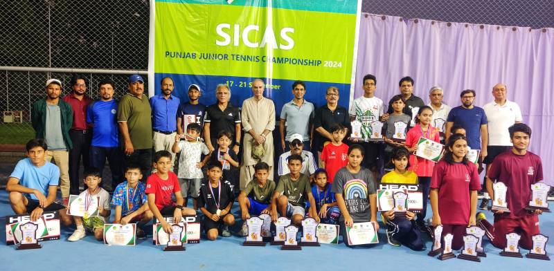 Abubakar, Abdur Rehman, Hajra clinch titles in SICAS Punjab Junior Tennis Championship