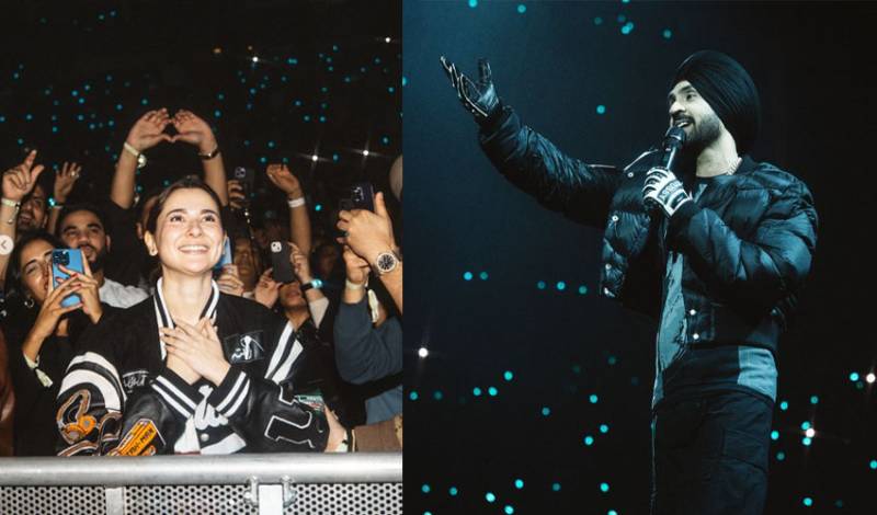 Hania Aamir surprises fans at Diljit Dosanjh's London concert, sparking excitement and rumors