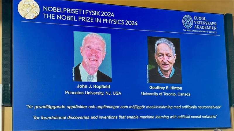 2024 Nobel Prize in physics awarded to John J. Hopfield, Geoffrey E. Hinton