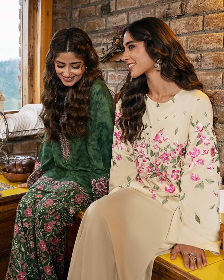 Iqra Aziz & Sajal Aly come together for SAPPHIRE fall/winter 24 collection