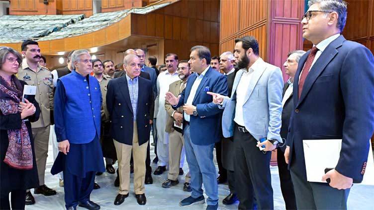 PM Shehbaz reviews preparations for SCO Summit at Jinnah Convention Centre