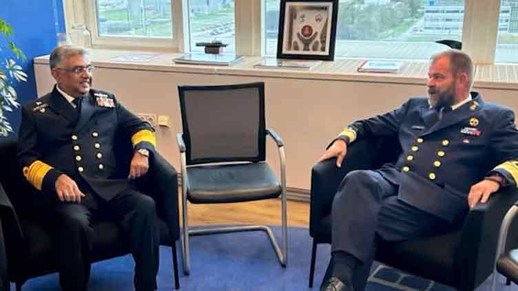 Naval Chief Admiral Naveed Ashraf visits Royal Netherlands Navy Headquarters