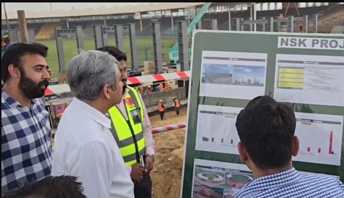 PCB chairman reviews renovation progress at National Stadium 