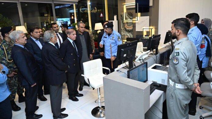 PM Shehbaz visits Cascade Police Service Center