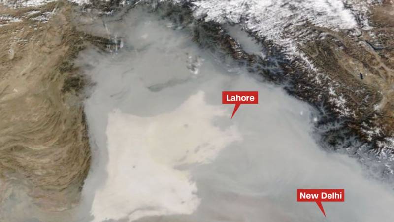 Lahore's toxic dark smog is now visible from space