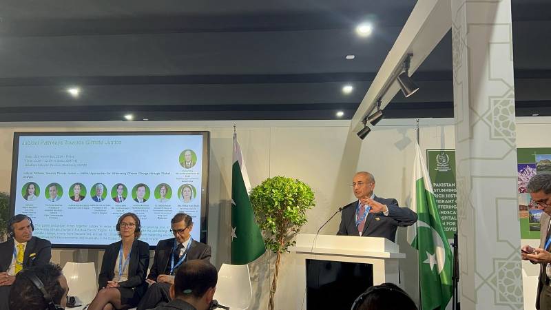 Pakistan’s judiciary champions climate justice at COP29 in Baku