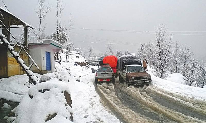 Rainfall brings colder weather and smog relief to Peshawar