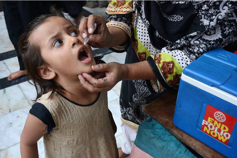 Two new polio cases reported in Pakistan