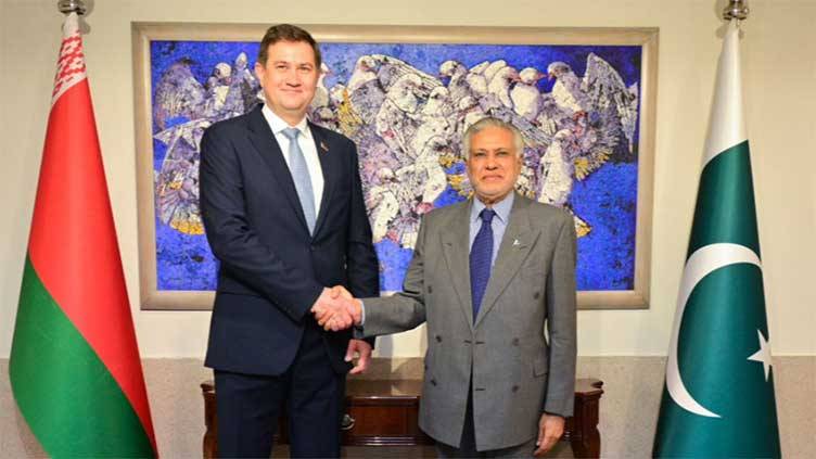 Ishaq Dar, Belarusian FM discuss bilateral ties