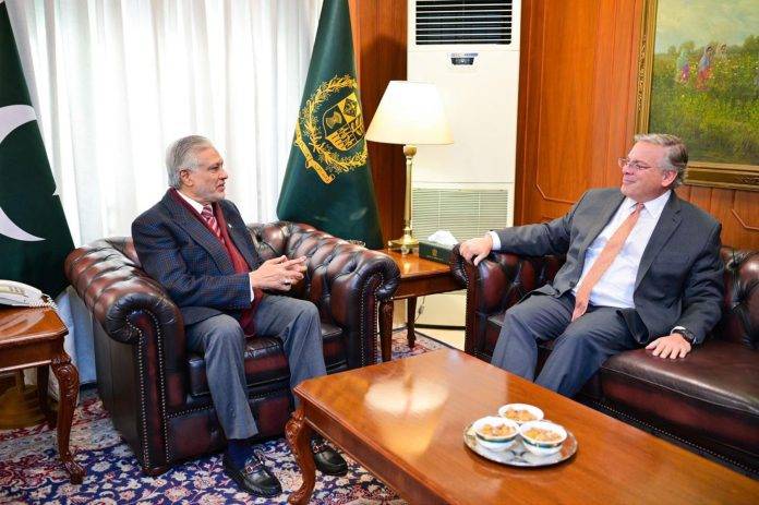 US Ambassador Donald Blome meets Deputy PM Ishaq Dar