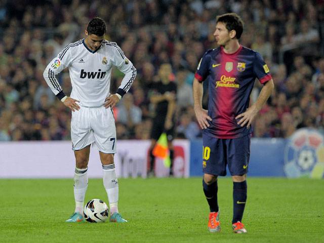 Messi, Ronaldo each score twice as Barca, Madrid draw